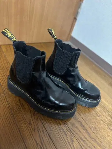 닥터 마틴 블랙 사이드 고어 부츠 26.5 새상품급