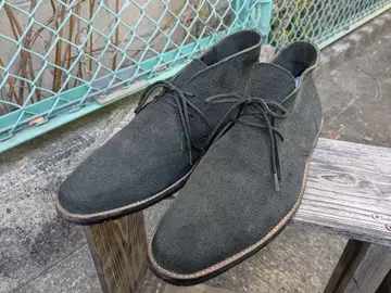 블랙 스웨이드 처카 부츠