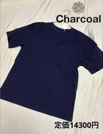 [ Charcoal TOKYO ] 코튼 100% 크루넥 반팔 T셔츠