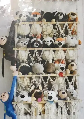봉제 인형 수납 해먹