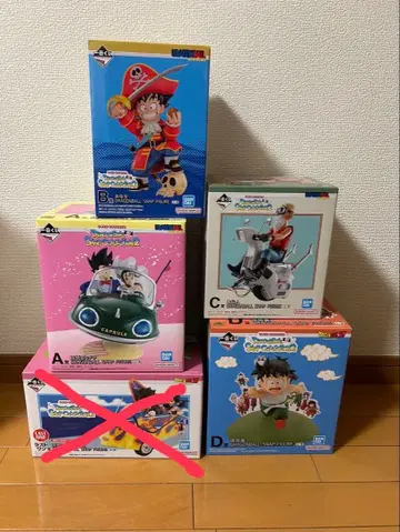 제일복권 드래곤볼 피규어 ABCD상 세트 미개봉