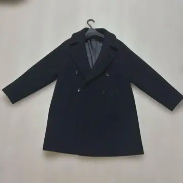 [ 새상품급 ] green label 더블 브레스트 피코트 블랙