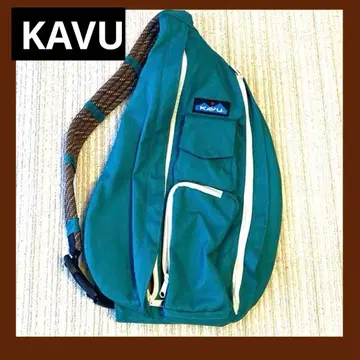 카부 KAVU 로프 슬링 숄더백 그린 [새상품급]