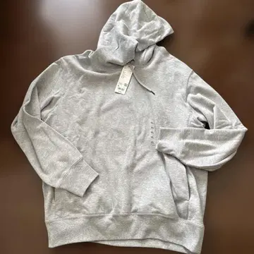 유니클로 맨투맨 풀 후드티 그레이 XL