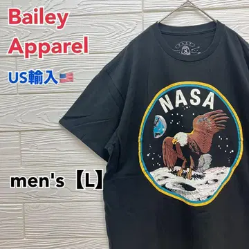 T472 [ US 수입 ] 프린트 T셔츠 블랙 계열 men's [ L ]