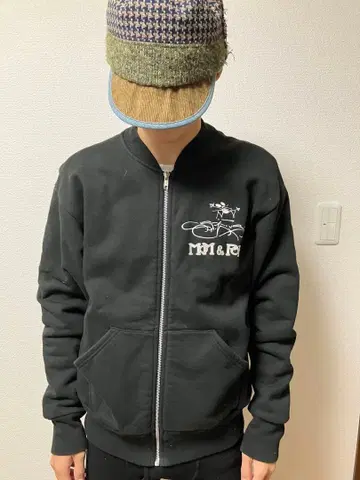 맘앤팝 맨투맨 블루종