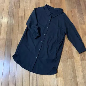 [ 새상품급 ] 밴야드 스톰 셔츠 원피스 사이즈 0 블랙