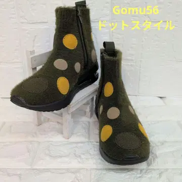 Gomu56 도트 디자인 에어쿠션 부츠 S 사이즈