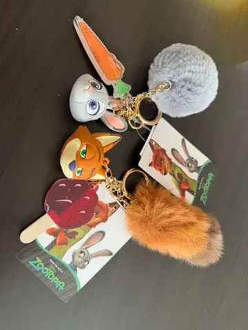 시마무라 입체 참 주디 닉 주토피아 키링
