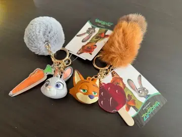 시마무라 입체 참 주디 닉 주토피아 키링