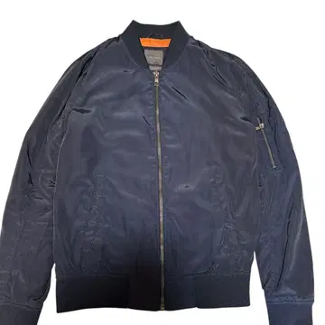 ZARA MAN MA-1 자켓 M 네이비 충전솜