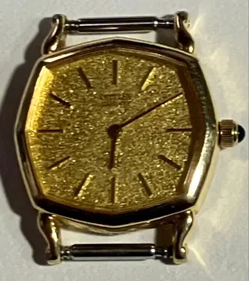 골드 팔각형 쿼츠 손목시계 시티즌 CITIZEN 2200