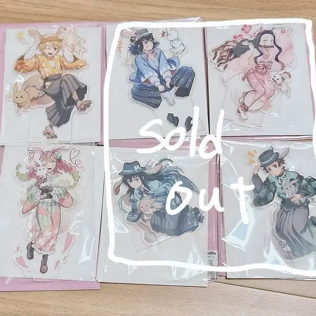 귀칼 토끼의 해 아크릴 스탠드 미츠리 젠이츠