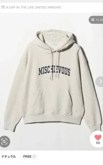 A DAY IN THE LIFE 속기모 맨투맨 로고 후드티