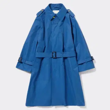 GU x beautiful people 오버 사이즈 트렌치코트 블루 M