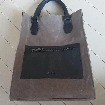 CLEL 스웨이드풍 토트백