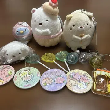 스미코구라시 봉제 인형 키링 세트