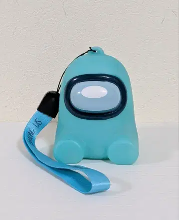 어몽어스 Among Us 마스코트 스트랩 홀더 라이트 시안