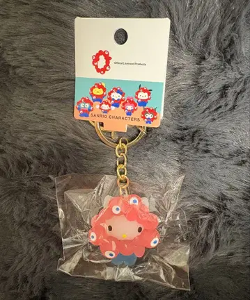 오사카 만박 산리오 미야쿠미야쿠 클리어 키링 헬로키티