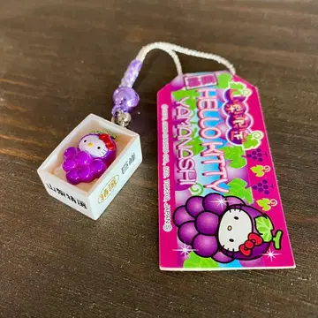 지역 한정 헬로키티 스트랩 마스코트 야마나시 거봉 2006년