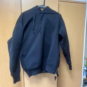 ESTINATION 블랙 후드티 후드 부착