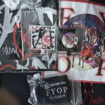 B'z LIVE-GYM 2025 가챠 5세트 리스트 밴드 등