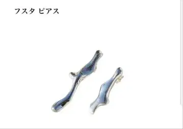 pluie 후스타 귀걸이 실버