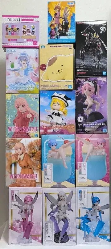 피규어 묶음 판매 15점 ( 2매째 이후도 참조 )