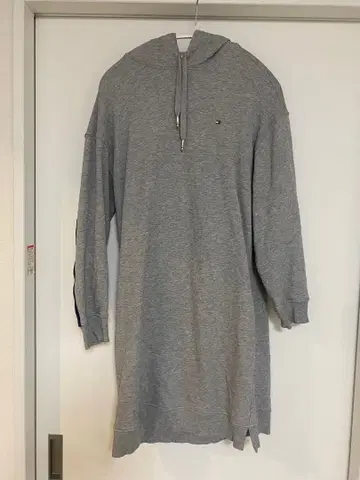 타미 힐피거 그레이 롱 후드티