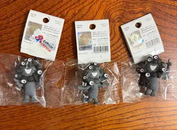 블랙 미야쿠미야쿠 PVC 마스코트 키링 ABC 세트