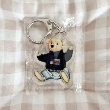 랄프 로렌 베어 키링 아크릴 키링
