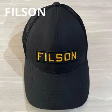 FILSON 캡 메쉬 블랙 스냅백 필슨
