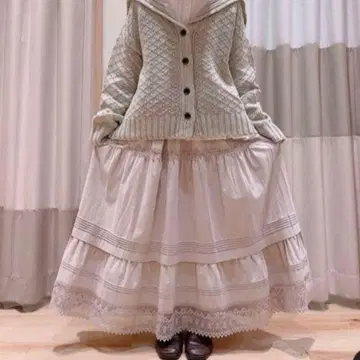 사만사 모스모스*SM2*밑단 레이스 캉캉 스커트