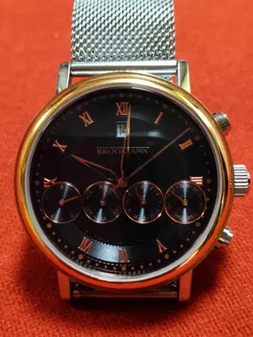 BROOKIANA 자동 와인딩 크로노미터 새상품급