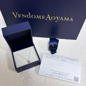 [ 미사용 ] Vendome Aoyama 다이아몬드 크리스틴 목걸이