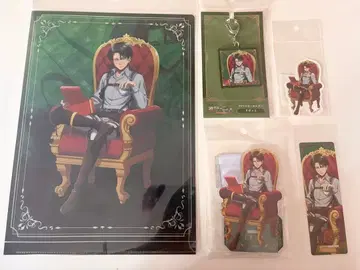 리바이 생일 아크릴 스탠드 키링 클리어 파일 스티커 특전