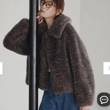 UNFILO 에코 퍼 스텐카라 코트