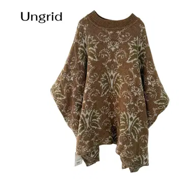 80% 할인! 새상품 UNGRID 판초 아우터 울 모 갸루