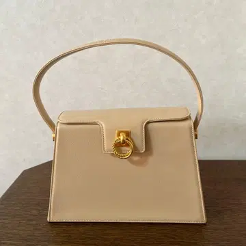 준 아시다 jun ashida 핸드백 베이지 박스형