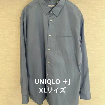 UNIQLO+J 긴팔 셔츠 XL 블루 계열