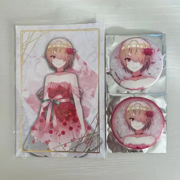 헤븐 번즈 레드 헤브반 카라철 콜라보 카야모리 루카 캔뱃지 엽서