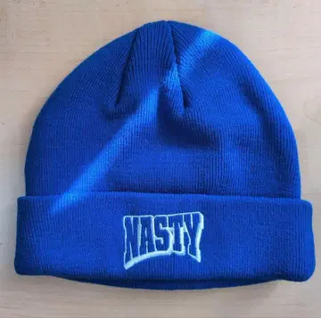 NASTY 니트 모자 파랑