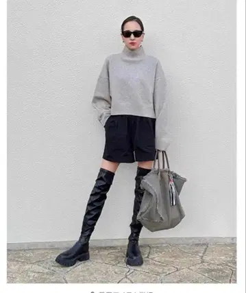 12월 16일까지 새상품급 ZARA 니하이 부츠 39 25cm