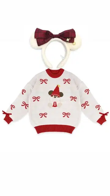 디즈니 릴린린 스웨터 머리띠 세트