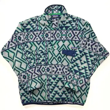 14년 파타고니아 신틸라 스냅T 몬타나 시에테 플리스 올 패턴 L