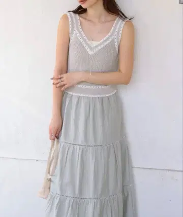 Bab 니트 도킹 원피스