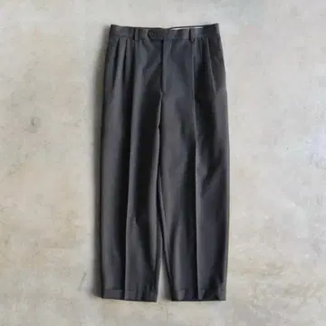 90s 프로토 우오모 쓰리턱 슬랙스 그레이 W34 L30