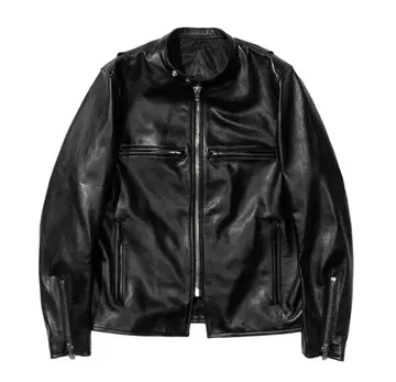 A LEATHER RACER JACKET