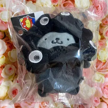 산리오 미야쿠미야쿠 변신 봉제 인형 블랙 카라비너 폼폼푸딩