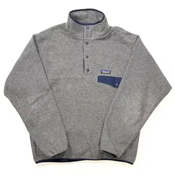 시바타 히카리 착용 21년 파타고니아 신틸라 스냅T 플리스 그레이 M